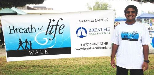 Me at the Breath of Life Walk at West Valley College in Saratoga, CA on 10/11/14